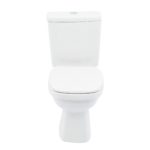 Kit Vaso Sanitário com Caixa Acoplada e Assento Branco Quadrado 3 e 6 litros Like Celite - Imagem 2