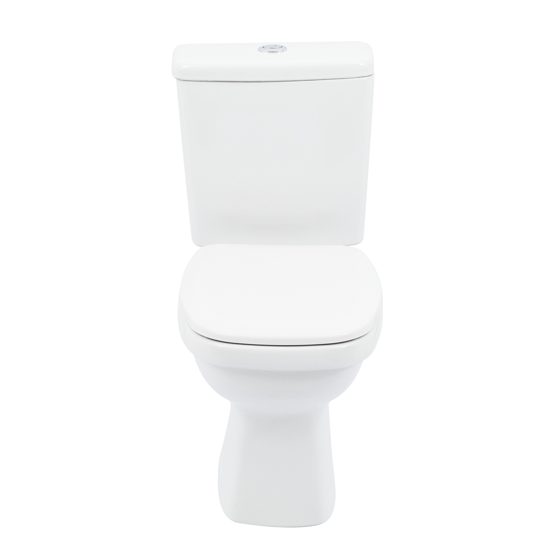 Kit Vaso Sanitário com Caixa Acoplada e Assento Branco Quadrado 3 e 6 litros Like Celite - Imagem 2