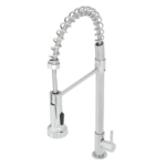 Torneira de Pia para Cozinha Bica Alta Flexível Cromada Milão Gourmet Civitt