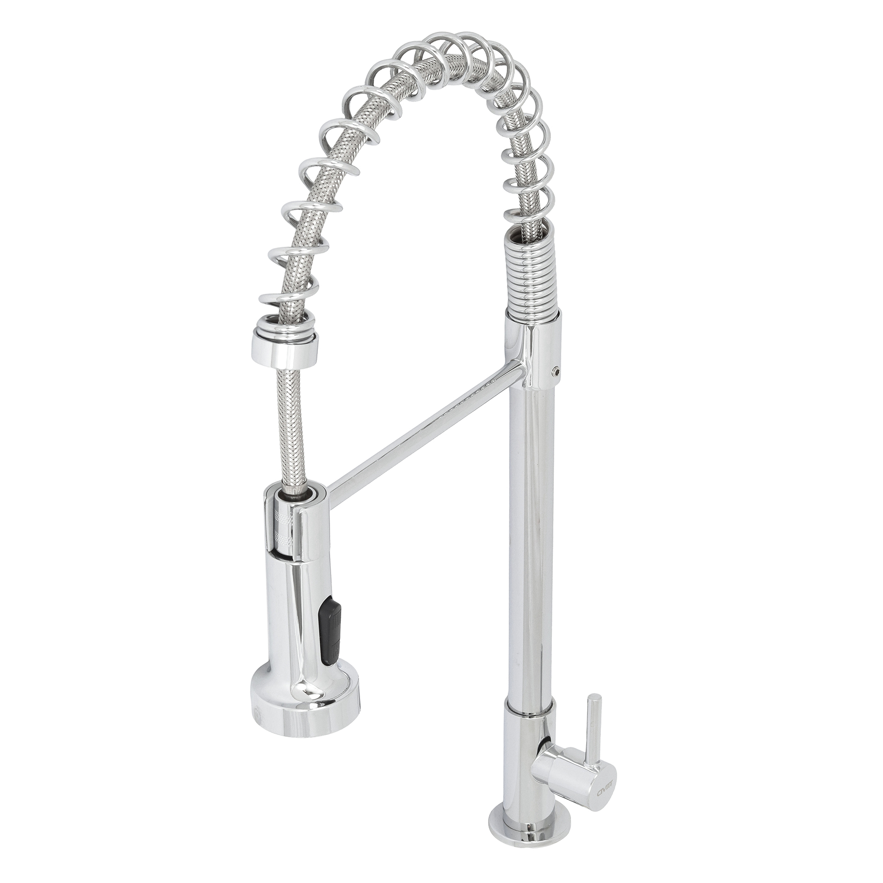 Torneira de Pia para Cozinha Bica Alta Flexível Cromada Milão Gourmet Civitt - Imagem 1